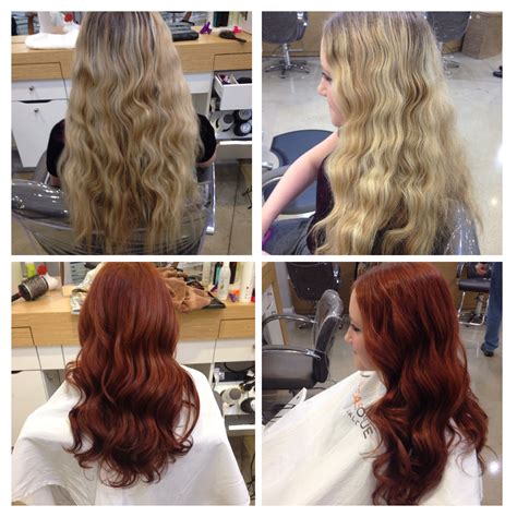 dull blonde to beautiful red copper hair by brittany