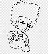 Boondocks Huey Freeman Others Pngwing sketch template