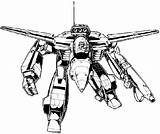 Robotech Veritech Macross Vf Maquinas Curiosidades Mega Valkyrie Mazinger Historietas Transforming Coolest Ilustraciones Animados 1j Soldados sketch template