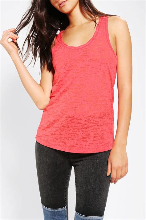 bdg burnout racerback tank top urban outfitters