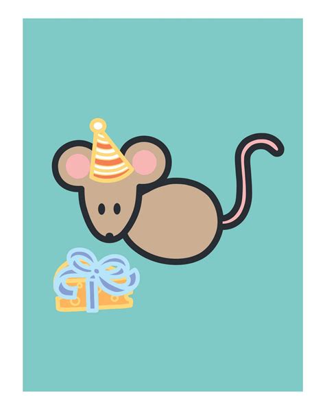mouse birthday card wanartcom
