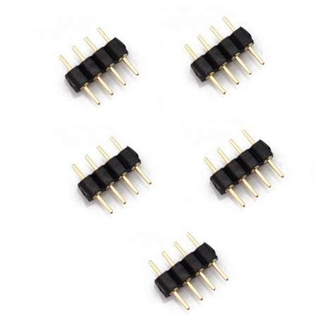 led light strip  pin male connector moddiycom