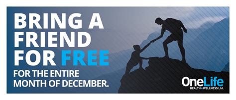 bring a friend for free onelife kelowna gym and personal