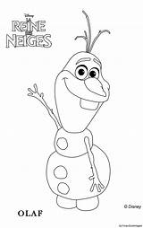 Coloring Olaf Pages Frozen Kids Comments sketch template