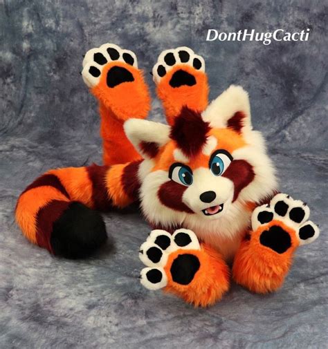 Nic Red Panda In 2021 Cat Fursuit Fursuit Furry Anthro Furry