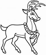 Reindeer Coloring Pages Printable Kids Adult sketch template