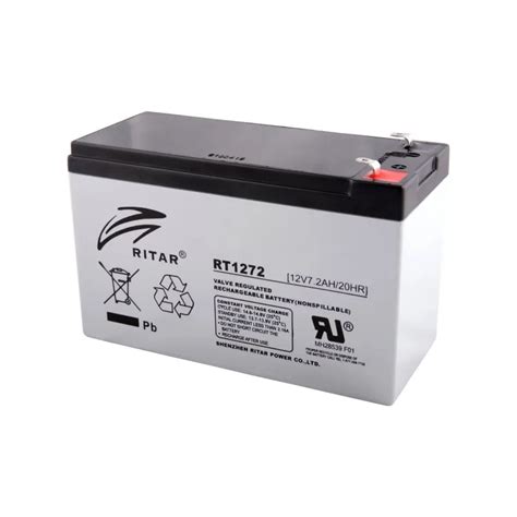 Ritar Rt1272 Battery For Ups Ritar 7 2ah 12v
