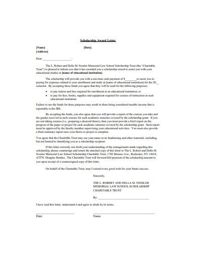 sample scholarship announcement scholarship rejection letter template