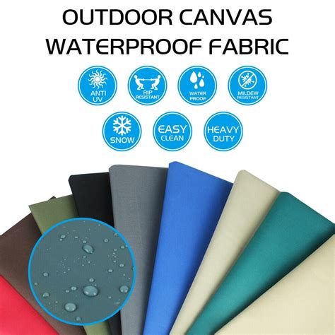 waterproof canvas fabric heavy duty outdoor inches patio awning