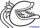 Coloring Vs Plants Zombies Pages Printable Library Clipart Chomper Drawing sketch template