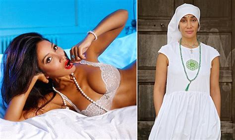 model sofia hayat ditches her breast implants and sex to become a nun daily mail online