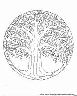 Coloring Tree Pages Life Celtic Willow Mandala Adults Young Weeping Printable Family Adult Print Color Template Spring Happyfamilyart Colouring Coloringhome sketch template