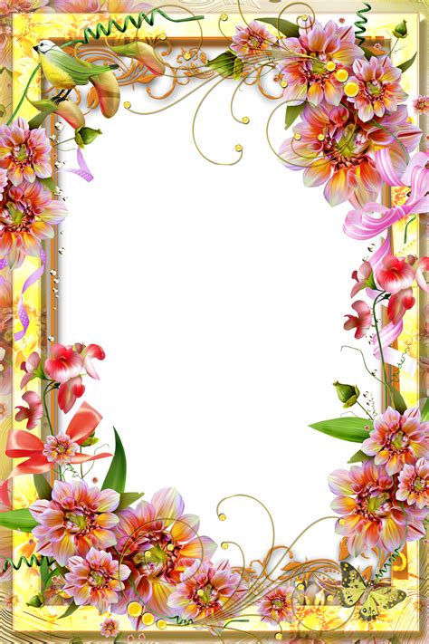yellow transparent frame gallery yopriceville high quality images