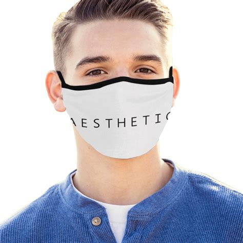 aesthetic mouth mask  filters included moto perpetua