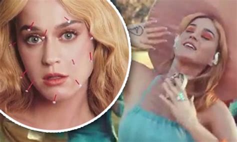 katy perry has acupuncture pins stuck to face as she becomes shaman in