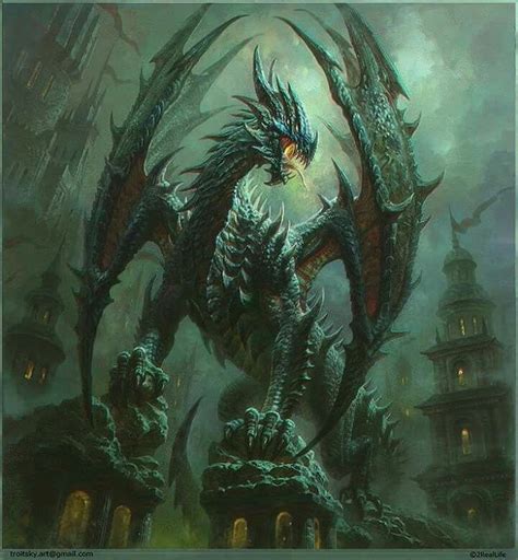 pin  xtiffanx  dragons  dragon illustration fantasy dragon