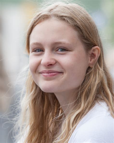 Photo Of A Cute Fair Haired Girl In Copenhagen Denmark In June 2014