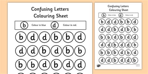 confusion worksheet colouring activity