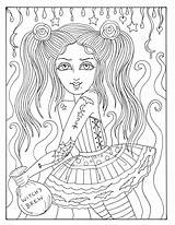 Pages Coloring Muller Deborah Save Chubbymermaid Halloween sketch template