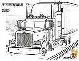Coloring Peterbilt Trucks Truck Semi Pages Printable Kids Color Print Adult Sheet Book Boys Cold Stone Big Yescoloring Rig Sketchite sketch template