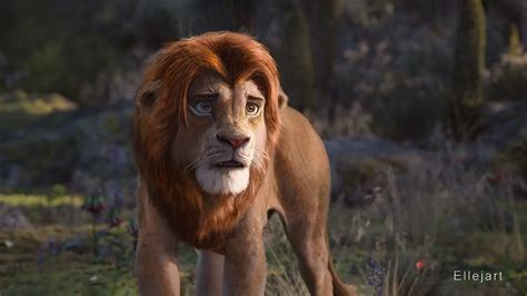 this artist s reimagining of the lion king remake s characters is going
