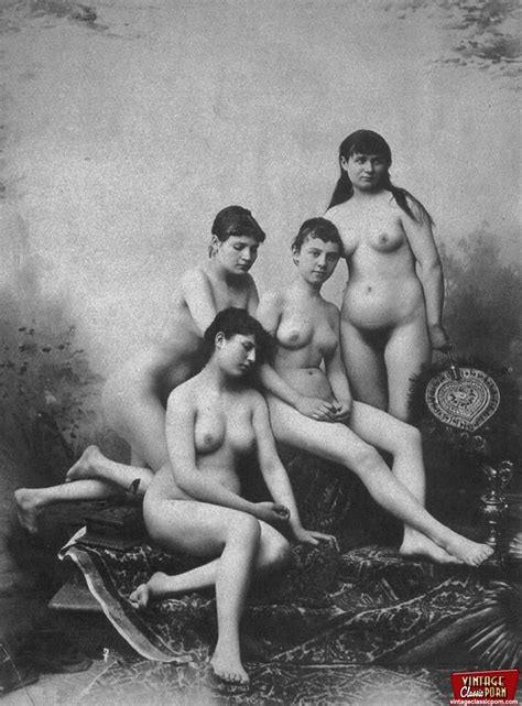 pinkfineart 20s nude ladies together from vintage classic porn