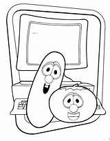 Coloring Pages Veggie Tales Veggietales Kids Template sketch template