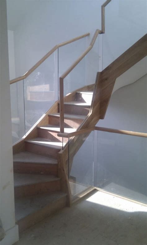 glass stair company winder staircase