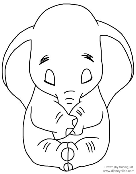 printable dumbo coloring pages disneyclipscom