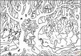 Bosque Fantasmas Embrujado Imprimir sketch template