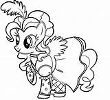 Pony Little Coloring Pages Outline Pie Drawing Pinkie Mlp Kids Moon Color Friendship Girls Nightmare Printable Fim Equestria Choose Board sketch template