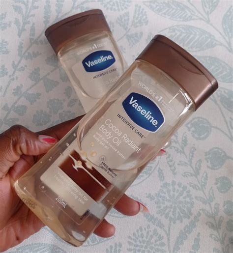 vaseline intensive care cocoa radiant body gel oil life soul lifestyle