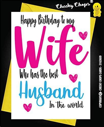 funny rude cheeky chops cards birthday greetings husband wife best
