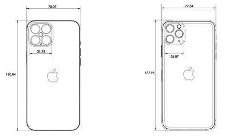 leaked iphone  pro max schematics show thinner design smaller bezels lidar camera