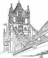Londres Londra Coloriages Coloriage Colorier Zeichnen Dibujar Alzada Erwachsene Colorir Mandala Schritt Relajante Antistress Ausmalbilder Hübsche Landschaft Torre Carnet Feuilles sketch template