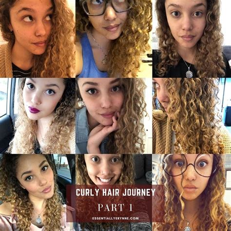 3a 3b curly hair transitioning to natural routine essentially erynne