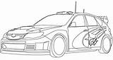 Car Subaru Colour Illustration Drawing Coloring Pages Wrc Template Concept Shauna 2010 Sketch sketch template