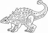 Ankylosaurus Coloring Fun Children Pages Great sketch template