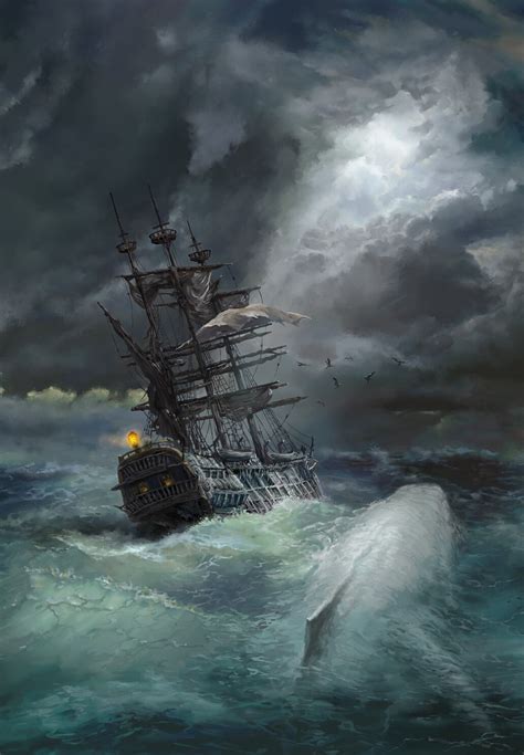 Artstation Moby Dick Sergey Shikin