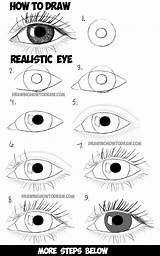 Draw Step Drawing Eye Eyes Easy Realistic Sketch Steps Tutorial Cool Drawings Person Tutorials Sketches Beginners Drawinghowtodraw Guide Techniques Face sketch template