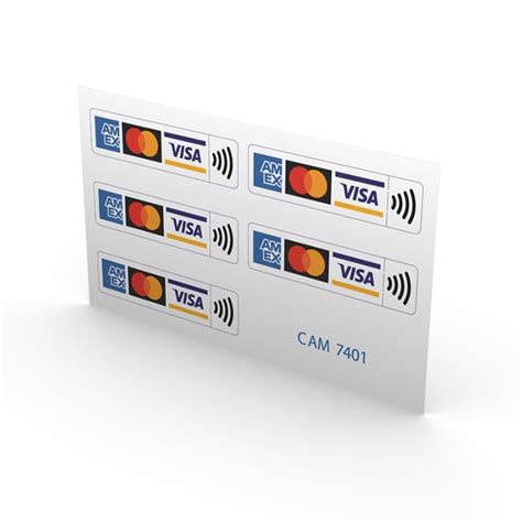 pinautomaat  sticker vel meerdere betaalmethoden contactloos