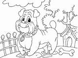 Bulldog Bulldogge Bouledogue Malvorlage Pintar Ausmalbild Kleurplaten Cachorros Colorier Stampare Große Schulbilder Ausdrucken sketch template