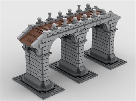lego moc bridge  huebre rebrickable build  lego