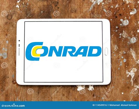 conrad electronics retailer logo editorial photo image  logos illustrative