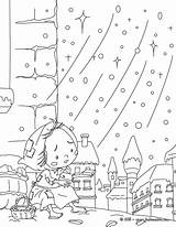 Coloriage Allumettes Aux Colorier Conte Coloriages Andersen sketch template