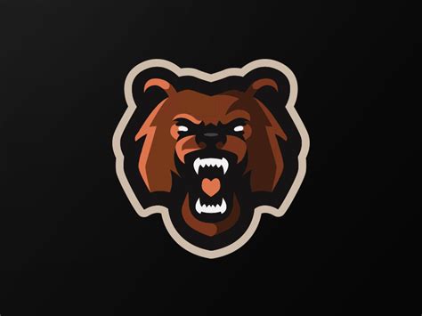 bear mascot logo  koen  dribbble