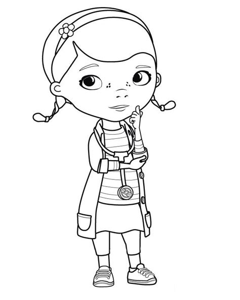 mcstuffins coloring pages    print