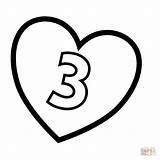 Coloring Number Pages Letter Heart Library Clipart sketch template