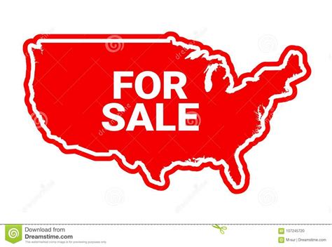 united states  america   sale stock vector illustration  country purchase