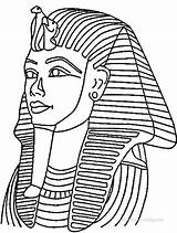 Tut Tutankhamun Pharaoh Getdrawings Vectorified sketch template